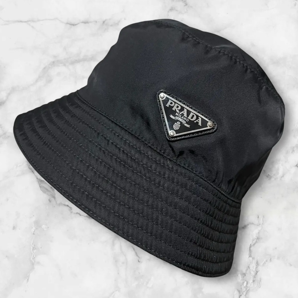 Prada Classic Black Bucket Hat
